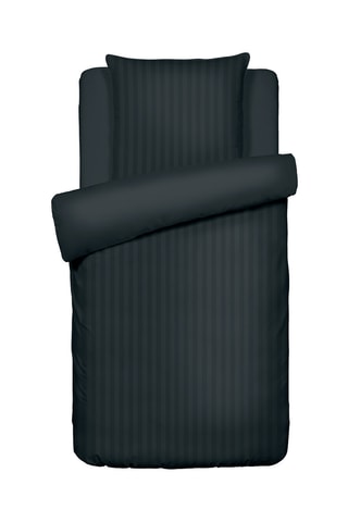 Juego de nórdico de satén de algodón - 80 hilos/cm² - Negro