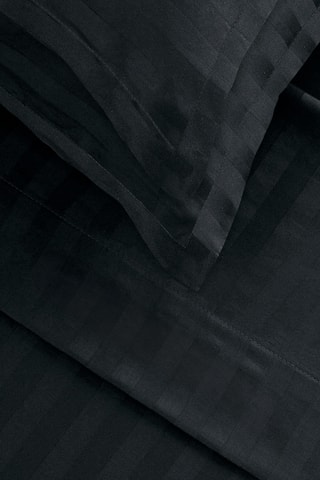 Sábana encimera de satén de algodón - 80 hilos/cm² - Negro