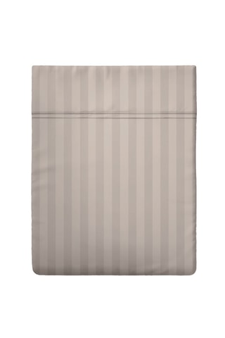 Sábana encimera de satén de algodón - 80 hilos/cm² - Topo