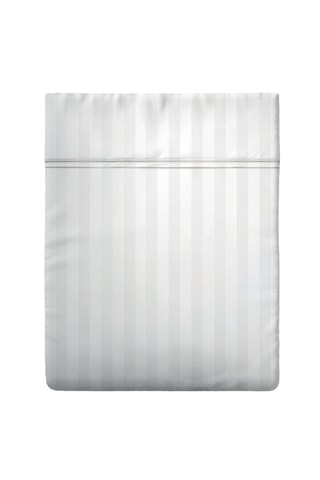 Sábana encimera de satén de algodón - 80 hilos/cm² - Blanco