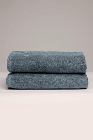 2 toallas de ducha - Azul - 70 x 140 cm