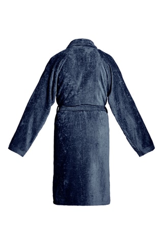 Albornoz de terciopelo - Azul marino