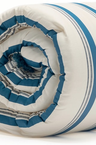 Edredón de satén de algodón - Blanco - 140 x 200 cm