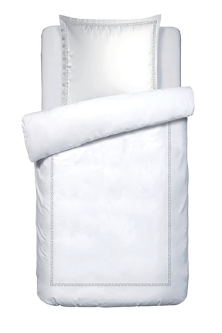 Juego de nórdico de satén de algodón - 80 hilos/cm² - Gris