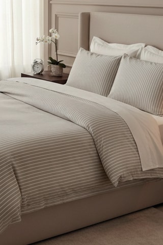 Juego de nórdico de satén de algodón - 80 hilos/cm² - Topo