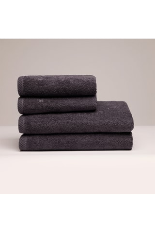 4 toallas - Gris oscuro