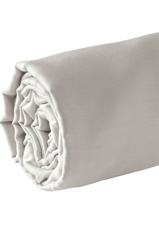 Colcha de satén de algodón - 80 hilos/cm² - Blanco - 220 x 250 cm