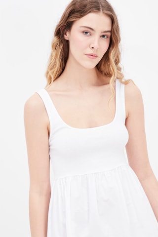 Robe patineuse Blanc