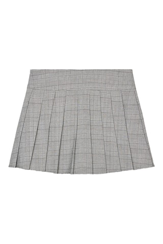 Jupe plissée - Gris clair