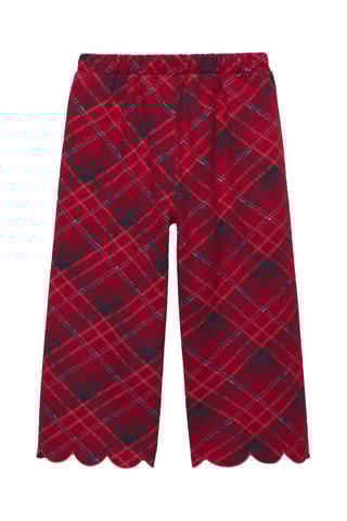 Pantalon - Rouge et anthracite