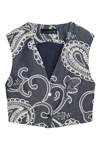 Gilet de costume - Gris foncé et blanc