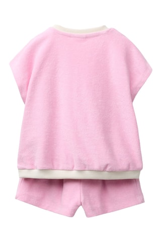 T-shirt et short - Rose