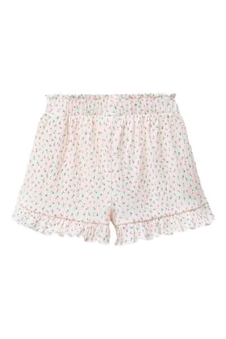Short - Blanc et vert