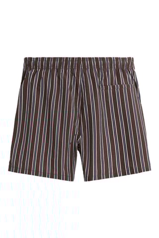 Short de bain - Marron et bleu clair