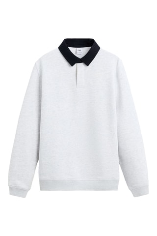 Polo - Gris clair chiné