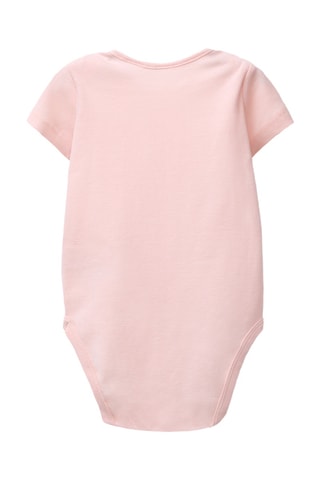 5 bodys - Blanc et rose