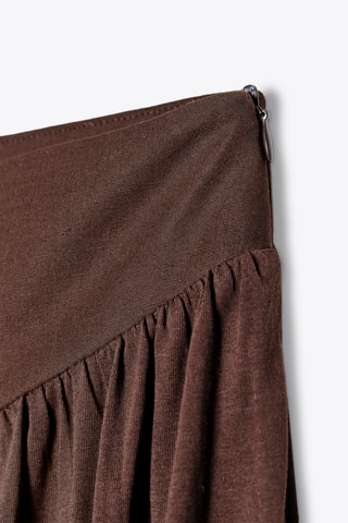 Jupe droite - Marron