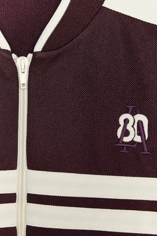 Veste - Grenat et blanc