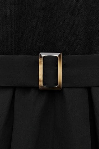 Robe trompe-l’œil - Noir