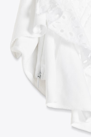 Top volanté - Blanc