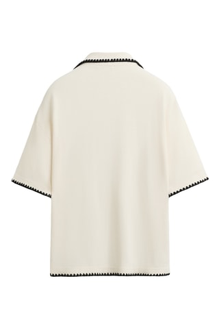 Chemise - Ecru et noir