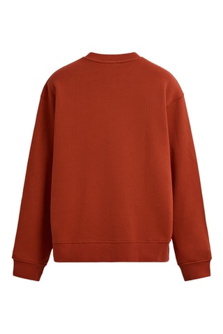 Sweat - Rouge brique et blanc