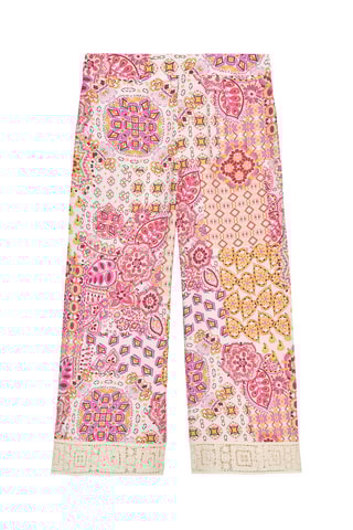 Pantalon - Rose et blanc