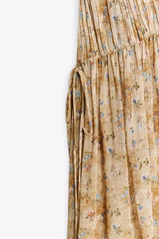 Blouse plissée - Beige