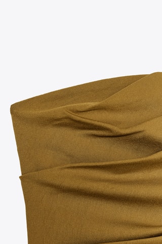 Crop top bustier - Marron