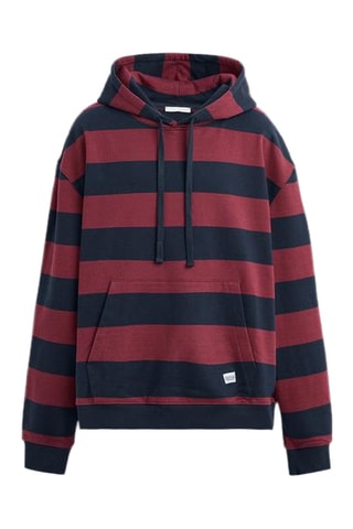 Sweat à capuche - Rouge et noir