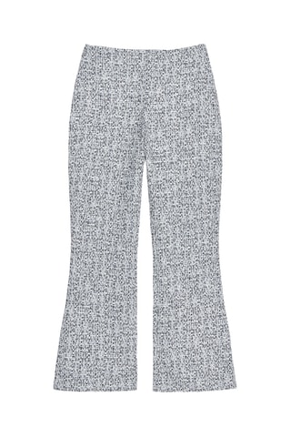 Pantalon flare - Bleu marine chiné