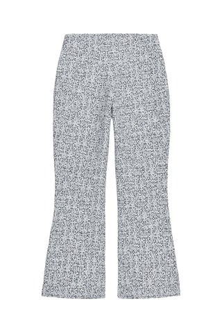 Pantalon flare - Bleu marine chiné