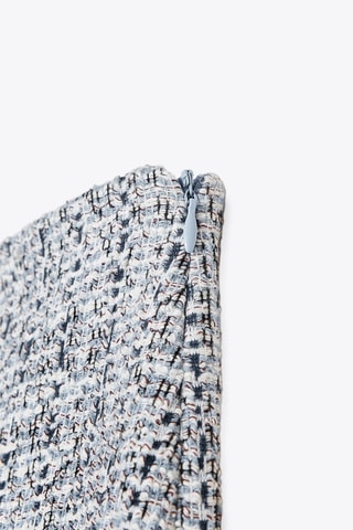 Pantalon flare - Bleu marine chiné