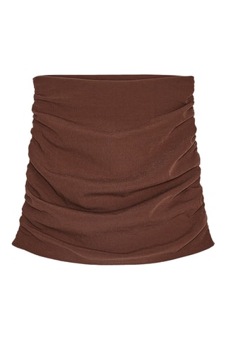 Jupe droite - Marron