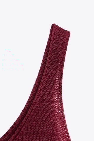 Top en lin - Bordeaux