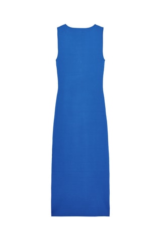 Robe droite - Bleu cobalt
