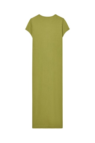 Robe t-shirt - Vert olive