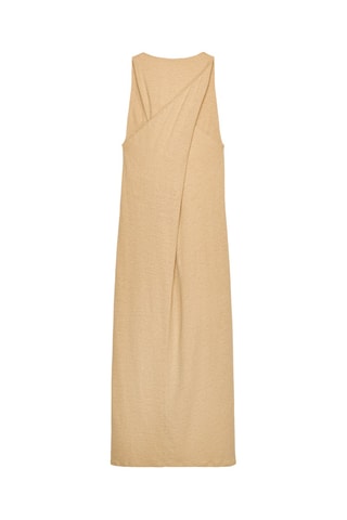 Robe longue en lin - Beige
