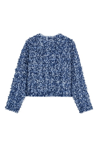 Veste en tweed - Bleu