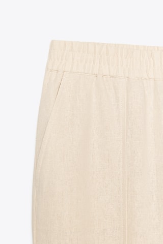 Pantalon ample en lin - Beige