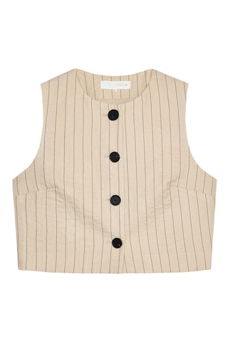 Gilet sans manches - Beige