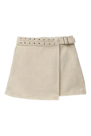 Jupe en jean - Beige