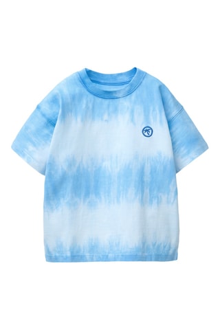 T-shirt tie and dye - Bleu