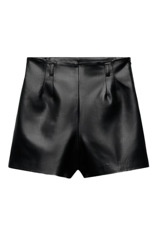 Short taille haute - Noir