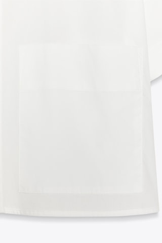 Chemisier cropped - Blanc