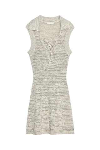 Robe midi - Gris chiné