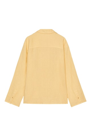 Chemisier en lin - Jaune