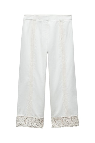 Pantalon en lin - Blanc