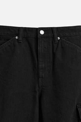 Short en jean - Noir