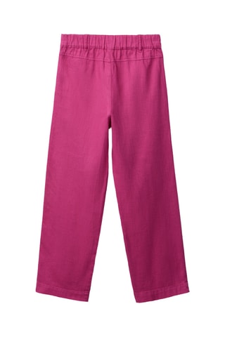 Pantalon en lin - Fuchsia